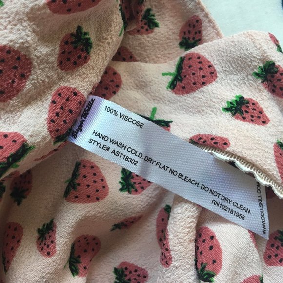 Sugar Thrillz 'Forbidden Fruit' Strawberry Wrap Top - Picture 6 of 6